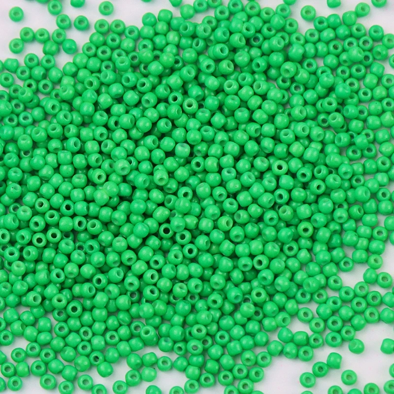 10g 720 Pieces 2mm Austria Solid Color Bead 12/0 Opaque Neon Round Beads Glass Seed Beads Handmade DIY Jewelry Bags Accessories