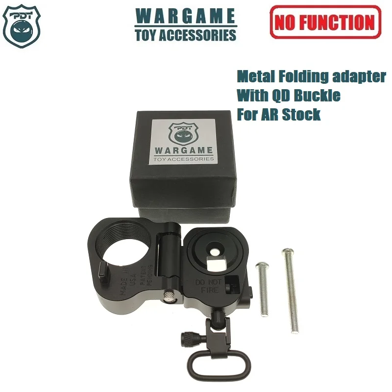 

AR Stock Metal Folding Adapter with QD Buckle For Gel Blaster Airsoft AEG GBB Toy Gun