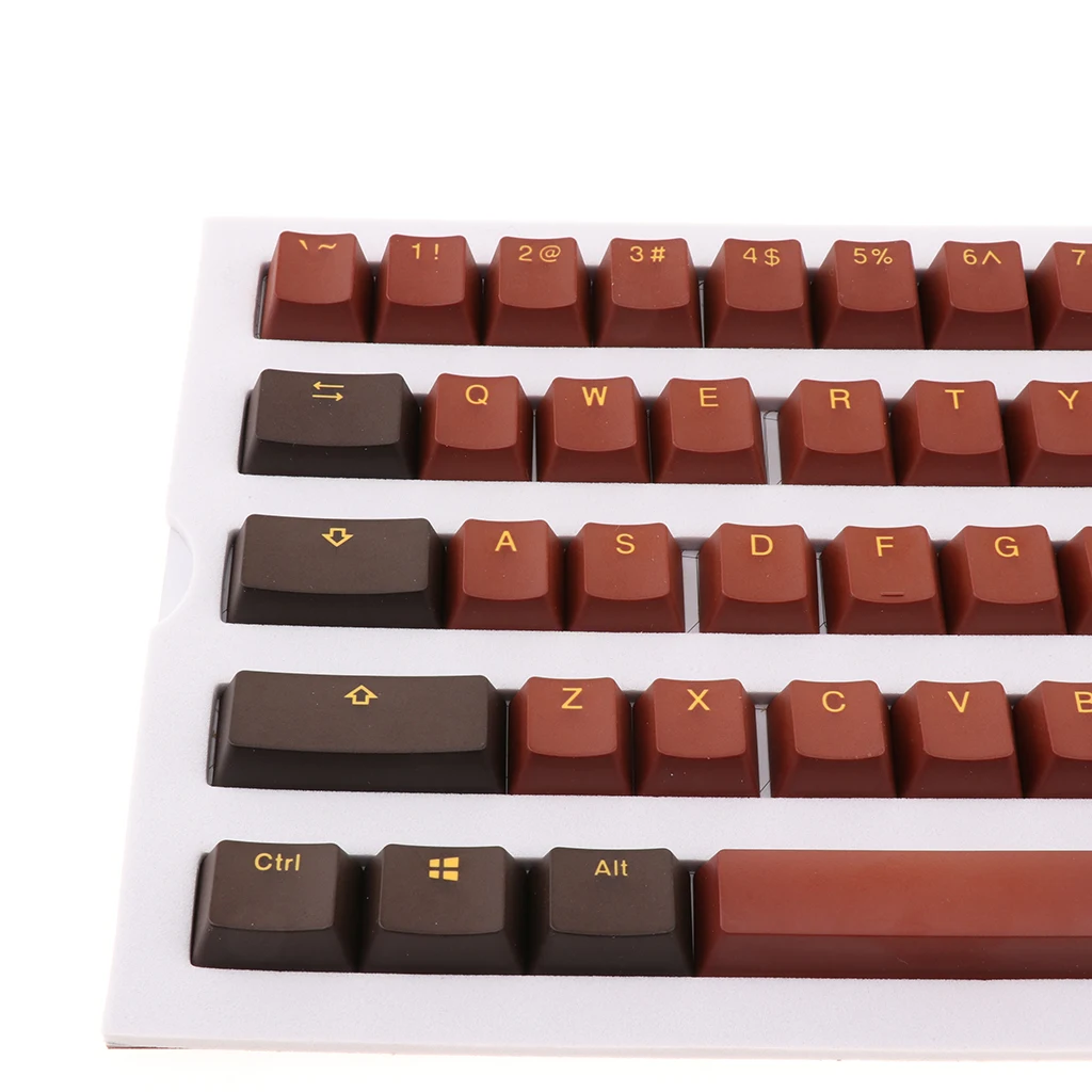 OEM Profile Thick PBT Keycap set for Mechanical Gaming Keyboard, 12.59x6.29x1.77inch