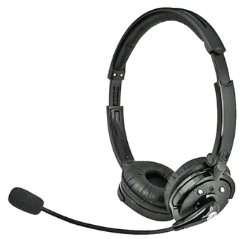 

Wireless bluetooth headset noise cancelling headset with boom microphone for office phone call center customer service pc mobile