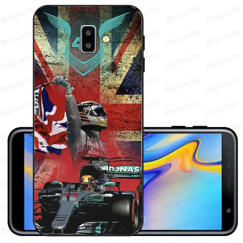 A6 Lewis Hamilton TPU Мягкий силиконовый чехол для телефона samsung Galaxy j6 plus A6 A8 A9 A10 A30 A50 Чехол для мобильного телефона - Цвет: A6