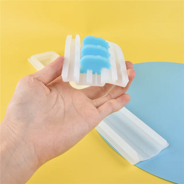 Silicone Soap Long Tube Scenery Soap Modelling Mold