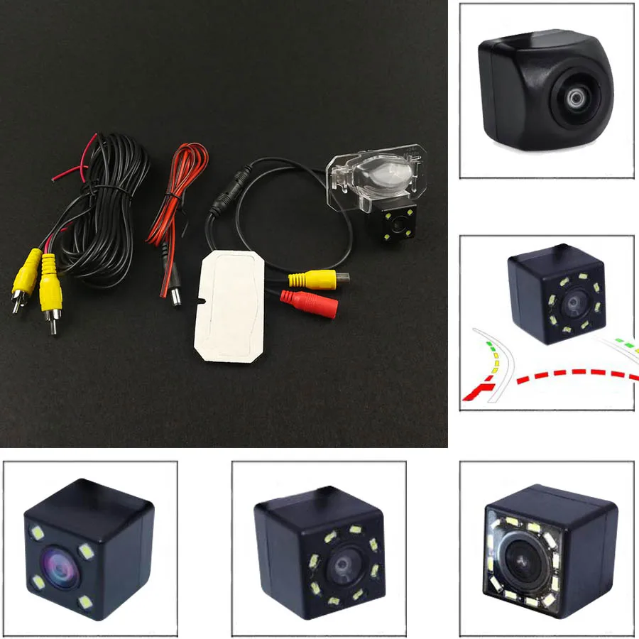 

Car CCD HD 8 12 LED Dynamic Fisheye 1080P Night Vision Rear View Camera For Honda CR-V CRV Fit Crosstour 2012 - 2015 Odyssey