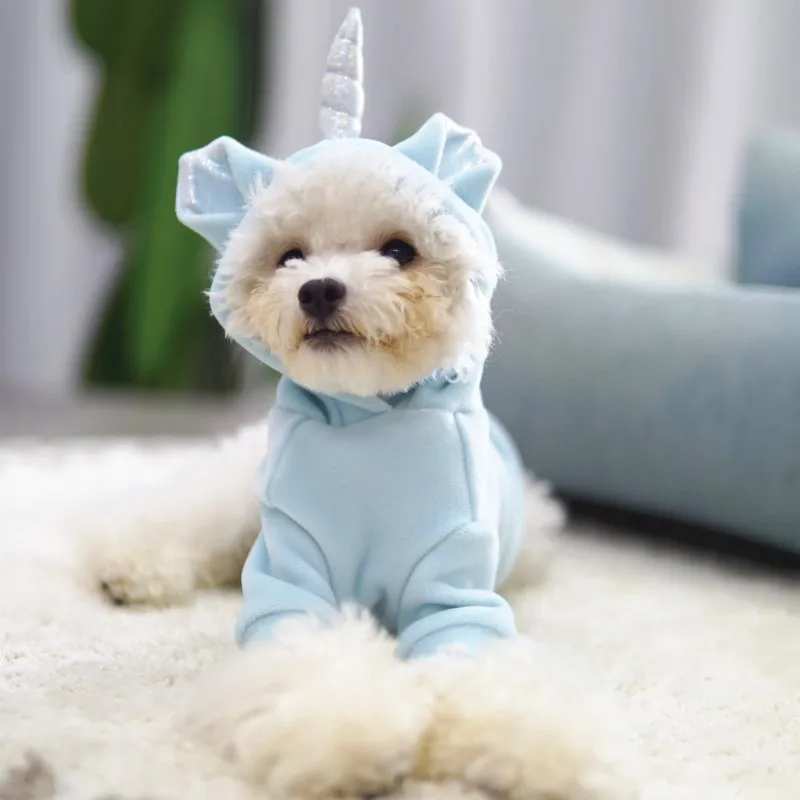 

Pets Products Dogs Supplies Cute Unicorn Style Hoodies For Small Puppy Mini Dogs Cats