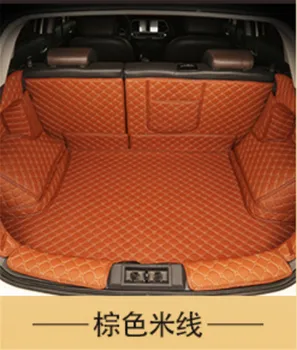 

for Ford new FOCUS hatchback 2015-2018 3D three-dimensional PU tail box protective carpet pad trunk luggage pad Car styling