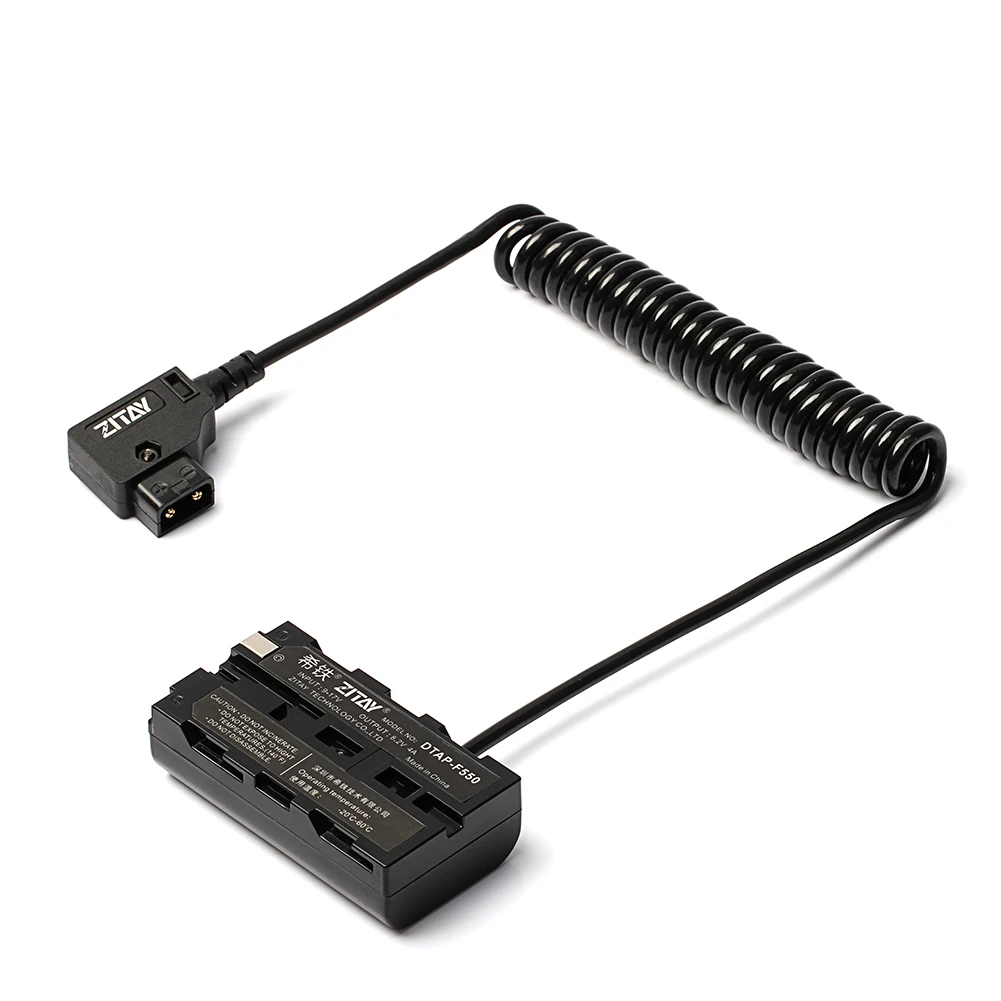 Bateria para Sony Adaptador de Alimentação do Diodo Emissor de Luz D-tap para Np-f550 Zitay Manequim Câmera F570 F770 F970 F750 Tr516 Tr910 Tr917 Np-f330 F530 - Image 5