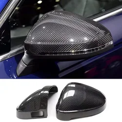 Replacement Style Real Carbon Fiber Car Wing Mirror Covers Rear view Mirror Cap Car Styling For AUDI A4 S4 RS4 B9 A5 S5 RS5