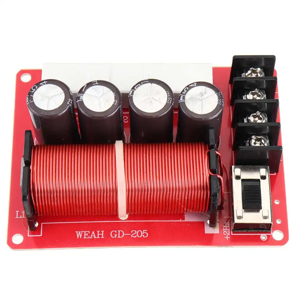 

100-150W Audio Speaker Modified High to Low Crossover Professional Car Audio Bass Boost Crossover for 2-16ohm Speaker