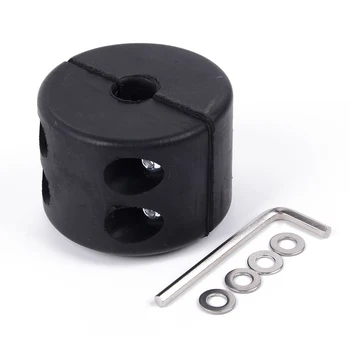 

Cable plug Winch Hook Cushion Pad ATV-SCHS Set Accessories ATV UTV Black Front
