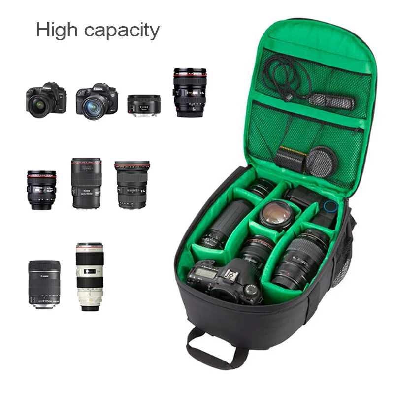 Rovtop портативный рюкзак-футляр для камеры видео цифровой DSLR Сумка водонепроницаемая камера фото сумки чехол для Canon Nikon DSLR штатив Z2
