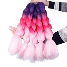 Высокая термостойкая африканская большая оплетка плетеные волосы дреды синтетические плетеные волосы для черного цвета