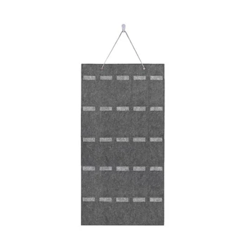 

40 * 79.5CM High Quality Felt Sunglasses Storage Box Storage Hanging Bag Glasses Wall Bag Jewelry Storage Bag