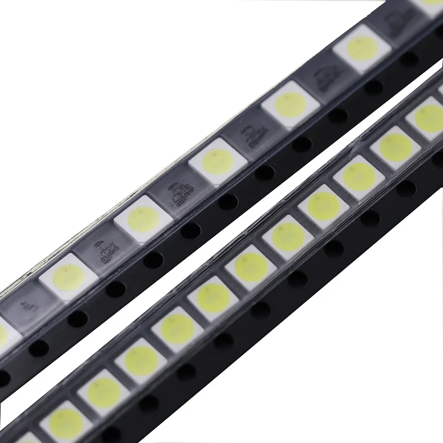 50pcs Diodes TV Backlight 1W 3V 3535 SMD LED Televisao Cold White 100lm 3535 3537 Cool White Backlit LCD Backlight for TV Repair