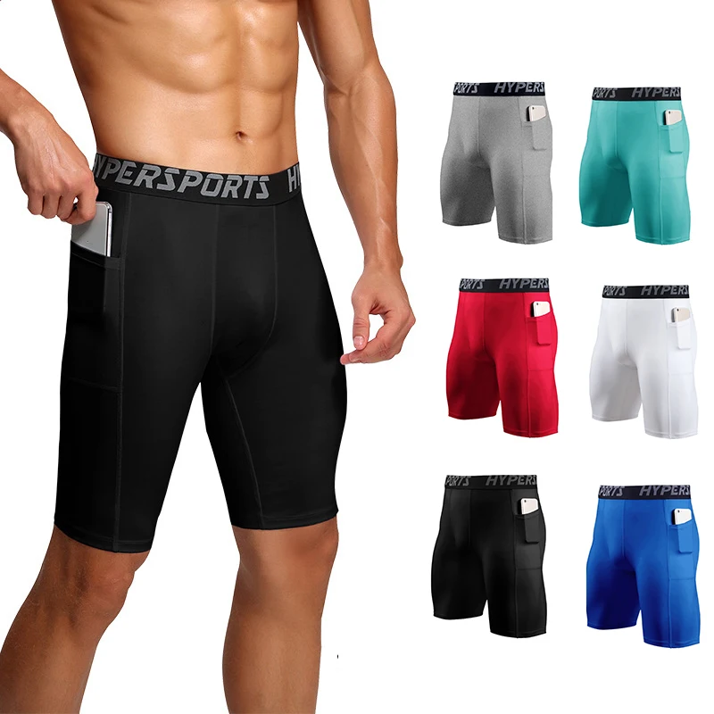 Collants de course courts à séchage rapide pour hommes Shorts de course à Compression pour hommes