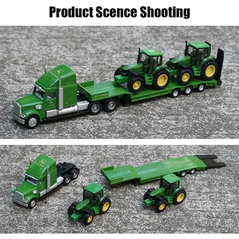 

Siku 1:87 Alloy Truck Tractor Toy Simulation Flatbed Trailer Transport Vehicle Model Trail Tractors Models Cars Toys For Kids