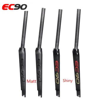 

2017 New EC90 full carbon road bicycle front fork / dead flying bicycle front fork fork UD /700C 1-1/8 road Fork /3K Matt Shiny
