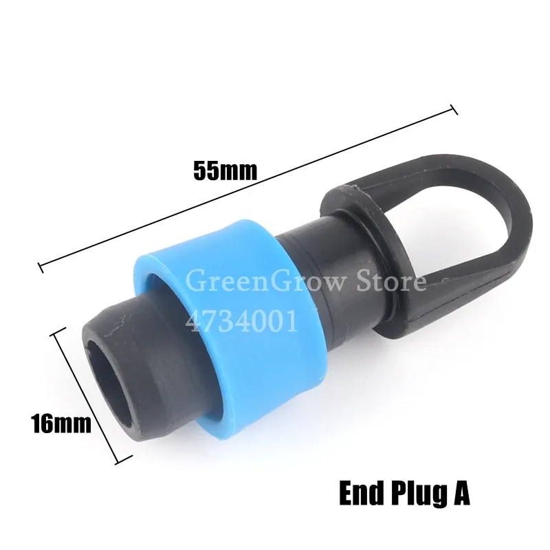 5pcs/lot 16mm Irrigation Drip Tape Connectors Agricultural Farm Water Saving Irrigation System Hose Joint Garden Water Connector