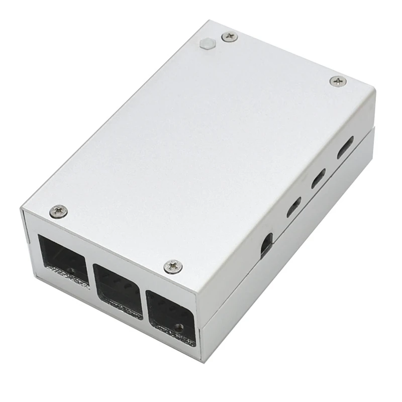 Алюминиевый Чехол для Raspberry Pi 4, металлический чехол для Raspberry Pi 4 с охлаждающим вентилятором и радиаторами для Raspberry Pi 4 Model B