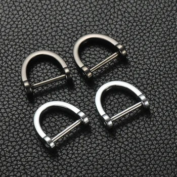 

1 Pcs Car Keychains D-type High-grade Zinc Alloy Quality Detachable Antistatic Hook Car Styling Automotive-parts