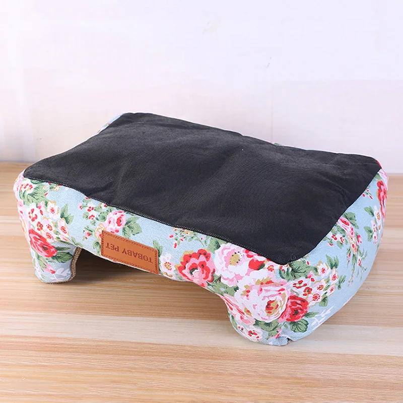 Soft Fleece Dog Beds House Winter Warm Printed Pet Dog Cushion Sofa Waterproof Kennel Nest for Cat Puppy Small Dogs Soft Fleece Dog Beds House Winter Warm Printed Pet Dog Cushion Sofa Waterproof Kennel Nest for Cat Puppy Small Dogs