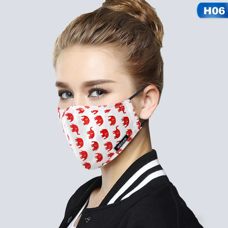 Kpop хлопковая черная маска для лица против РМ2, 5 Пылезащитная маска для рта с фильтром из активированного угля Корейская Маска Тканевая маска для лица