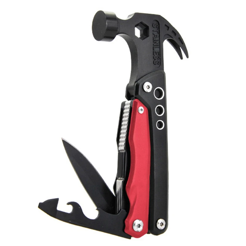 

Multifunction Emergency Hammer Escape Screwdriver Pliers Saw Blade Knife Tool Set