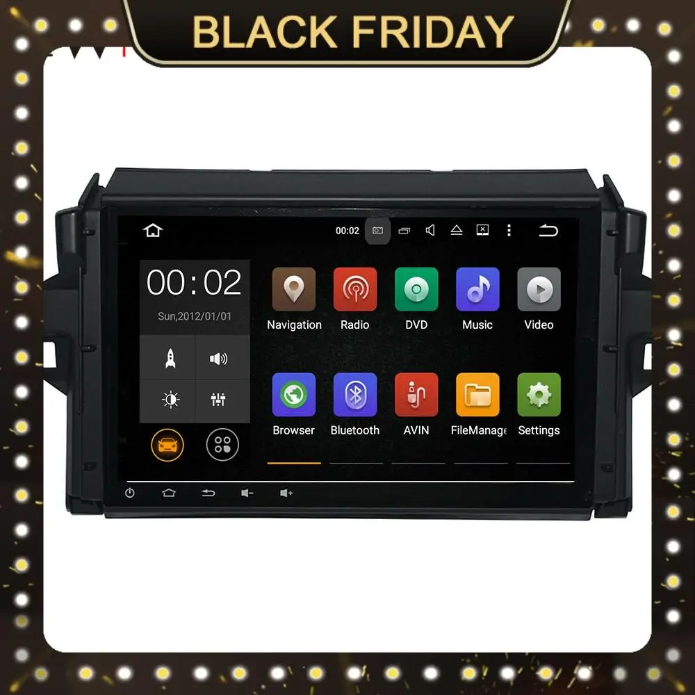 

Android 10 4+64GB Car No DVD player For Toyota Fortuner SW4 15+ GPS Navigation Multimedia player head unit radio tape recorder