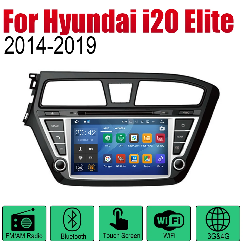 Автомагнитола ZaiXi 2 Din Автомобильный dvd-плеер на основе Android для hyundai i20 Elite~ gps Навигация BT Wifi карта мультимедийная система