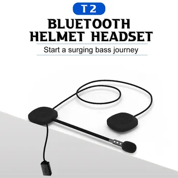 

T2 Wireless Motorcycle Headset Handsfree Call Stereo Helmet Moto Movement Intercom Bluetooth 5.0 Headphone Waterproof