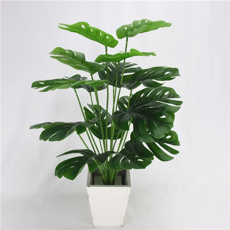 Special Offers Fake-Plants Monstera-Leaves Bedroom-Decoration Living-Room Artificial Green Home Garden xXKa7YG1k