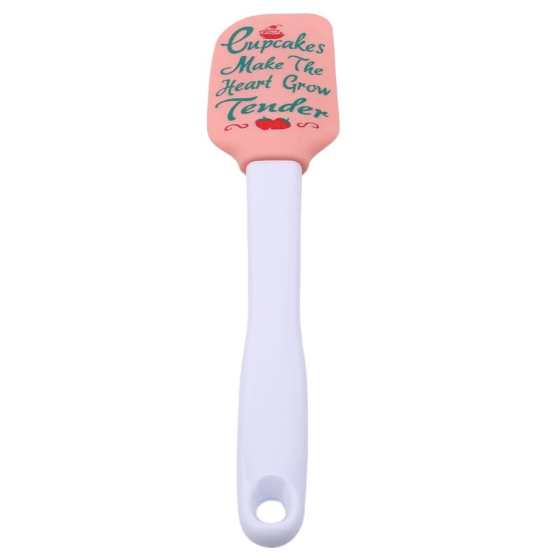 Silicone Spatula Set Food-grade Kitchen Spatulas With Pretty Printing Heat-resistant Cooking Spatula