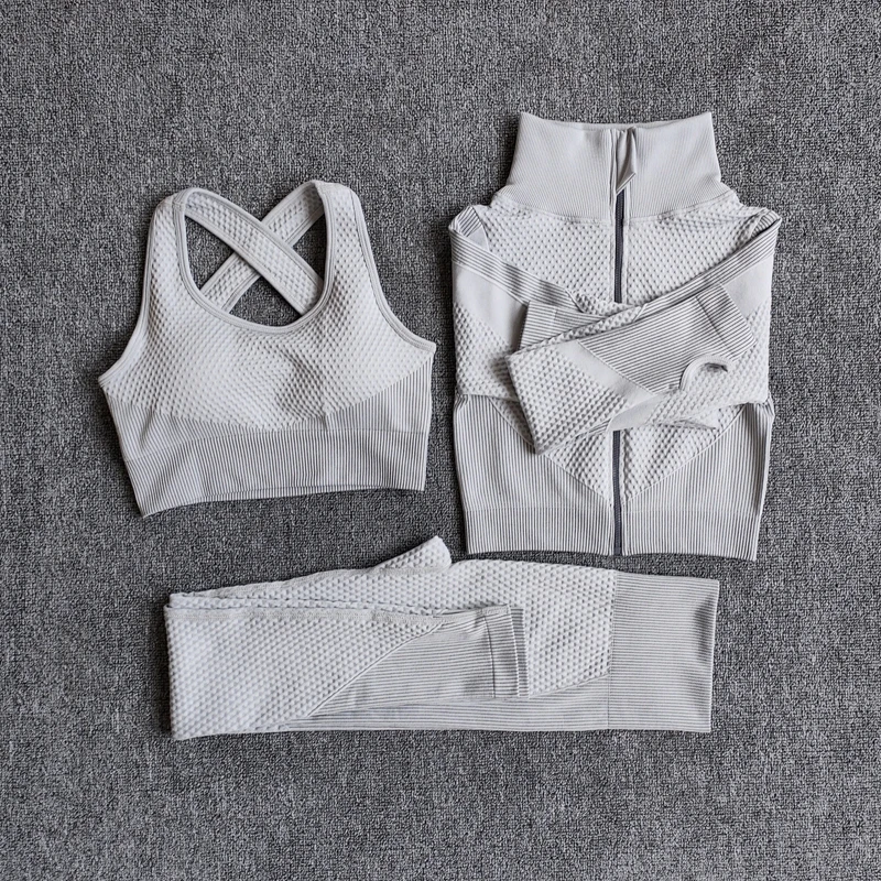 Женский костюм для фитнеса WAREBALL бесшовные женские комплекты йоги женская одежда