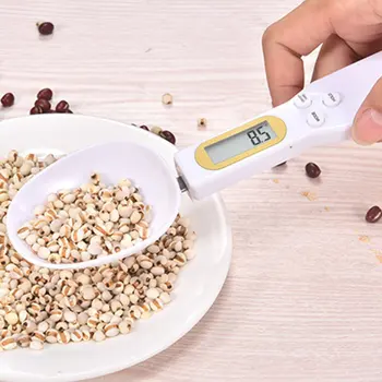 

500g/0.1g Digital Scale Measuring Spoons Electronic Scale Spoon Mini Weight Volumn Food LCD Display Scale for Home Kitchen New
