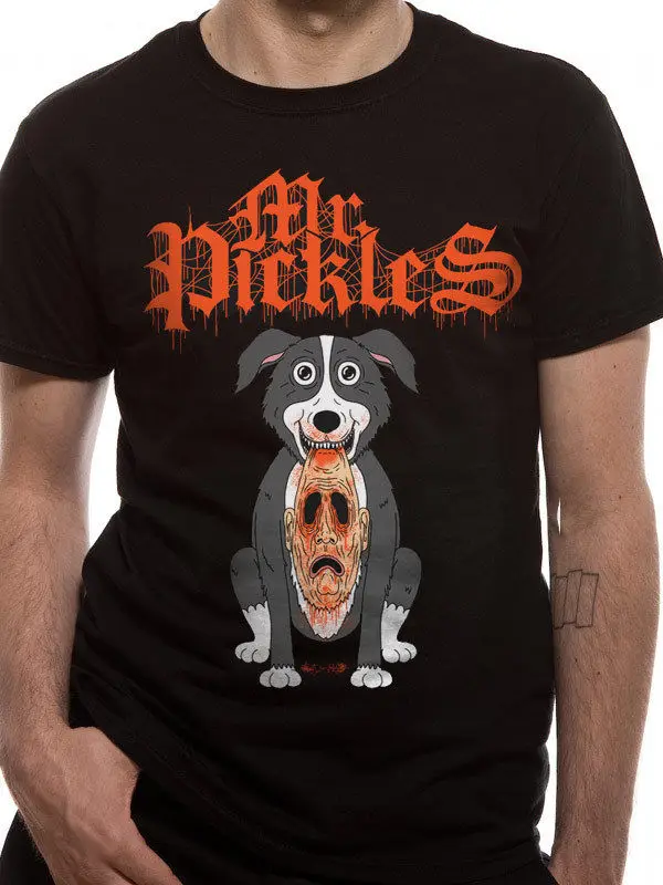 Mr Pickles маска для лица взрослых плавания Лицензированная Черная Мужская футболка