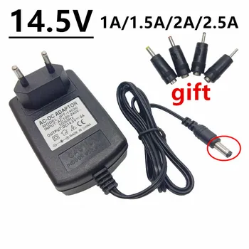 

14.5V Universal 1A 1.5A 2A 2.5A 14.5 volt AC To DC Power Adapter 14.5 Volt Supply Converter DC5.5mm DC4.0mm DC3.5mm DC2.5mm