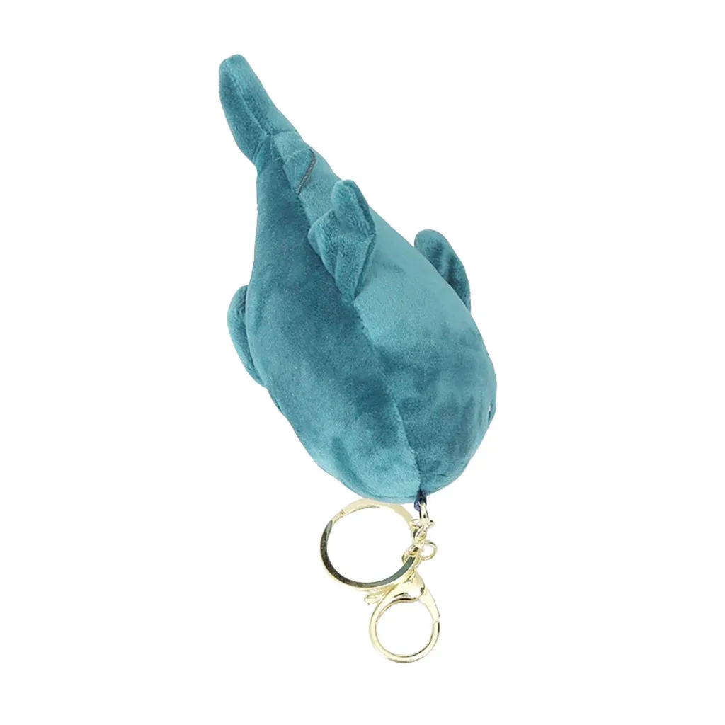 mini Cute Plush Toys Marine Animals Sh-ark Soft Stuffed Animals Dolls Backpack Key Decorations Kids Birthday Gift #B