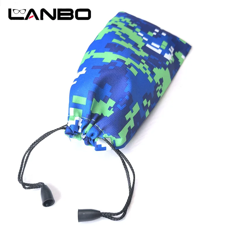 LANBO 100 шт./лот, Чехол для очков из мягкой ткани, сумка, чехол для солнцезащитных очков, пылезащитный чехол для очков, аксессуары для очков в крапинку