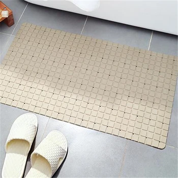 

Grid Design PVC Non-slip Bath Mat Bathroom Multi Suction Cups Soft Drain Mat 40x70cm Bathtub Shower Mat Safety Shower Bath Mat
