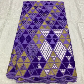 

5Y Swiss lace fabric 2020 heavy beaded embroidery African lace fabrics 100% cotton fabric Swiss voile lace in Switzerland 4L0821