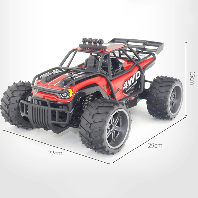 1:16 2,4 Ghz 4Wd большое колесо беспроводной четыре колеса внедорожный высокоскоростной автомобиль с дистанционным управлением