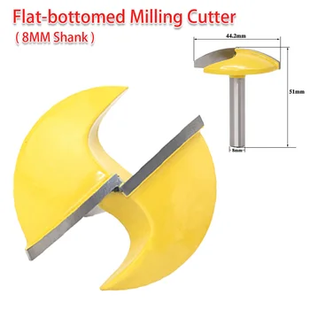 

Milling Straight Edge Slotting Knife Cutter Thin Flat Router Bits 8mm Shank Cutting Handle for Wood Woodworking Milling Cutter