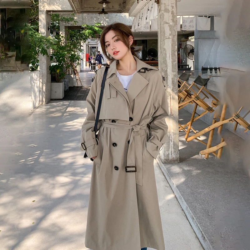 Trench coat long femme Clearance