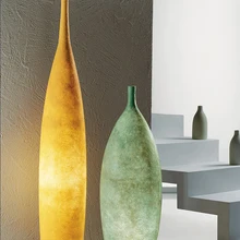 Скандинавская роскошная атмосфера художественный Декоративный Напольный Светильник из смолы ваза светодиодная стоящая лампа диван отель фойе кабинет студия гостиная