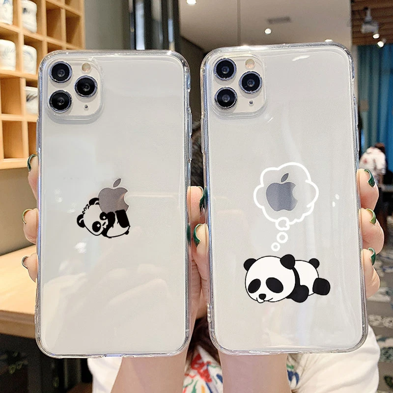 hiërarchie Dertig Direct Case Iphone 13 Pro Max Transparent | Cute Panda Iphone 11 Pro Max Case -  Cute Phone - Aliexpress