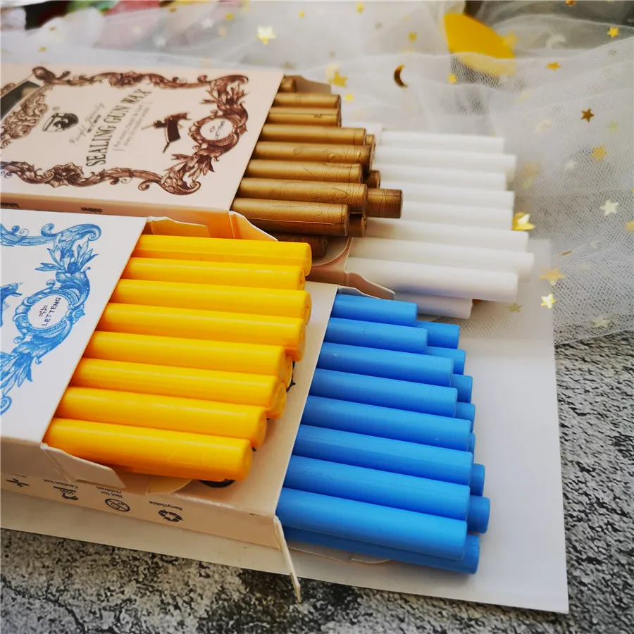 DIY штамп восковые палочки для плавления клеевого пистолета воска запечатывания