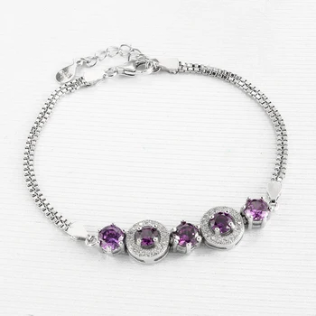 

JOVO Fashion Fine Jewelry For Women 100% 925 Jewelry Romantic Wedding Jewelry Gift New Jewelry Bangle Bracelet