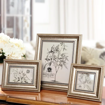 

4/6/7/10 Inch European Style Photo Frame Exquisite Set-up Retro Desktop Decoration Photo Frame American Picture Baby Photo 1