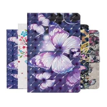 

3D Flower Print PU Leather Case For New iPad mini 5 2019 7.9 inch Smart Cover For iPad Mini 1 2 3 4 5 Funda tablet case