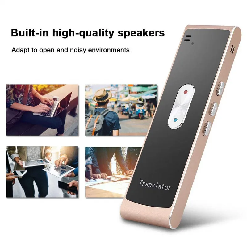 Портативный Bluetooth беспроводной переводчик голоса Translaty Smart Instant в режиме