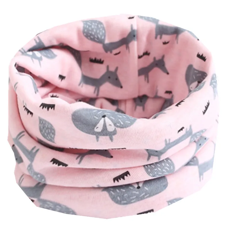 Kid Boy Girl Warm Magic Neckerchief O Ring Bufandas Baby Neck Collar Children Cotton Scarf Spring Autumn Winter kids scarf
